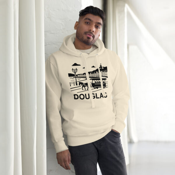 Douglas Isle of Man Front Print Unisex Hoodie - Image 2