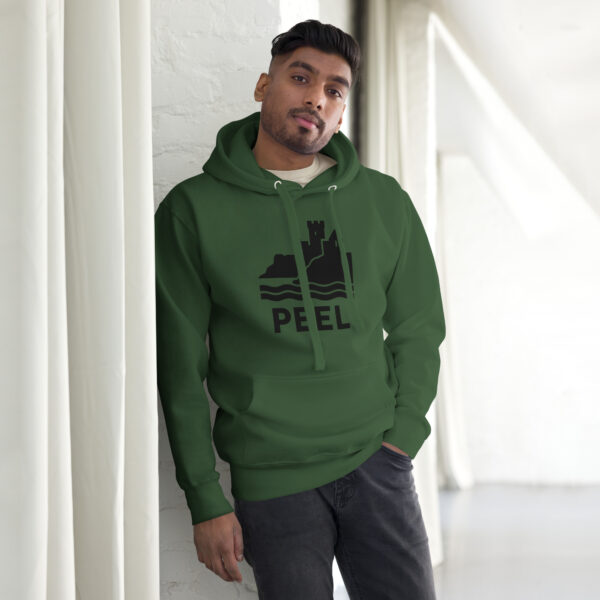 Peel Isle of Man Front Print Unisex Premium Hoodie - Image 5