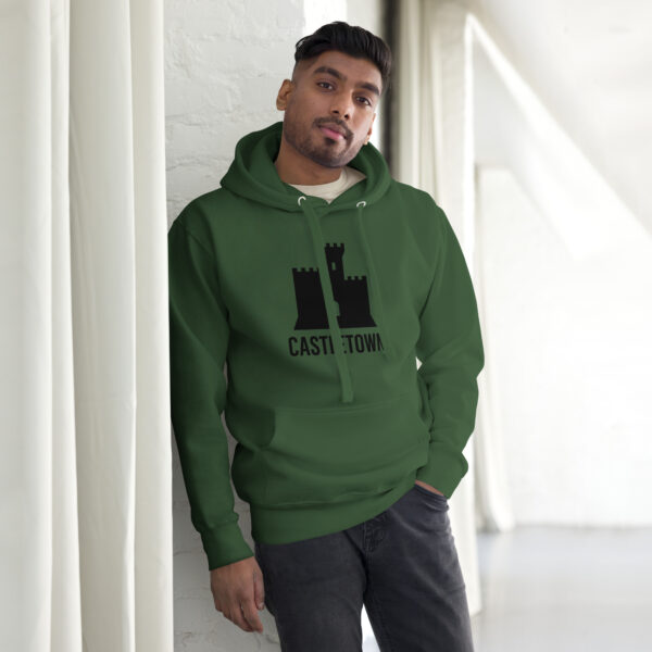 Castletown Isle of Man Front Print Unisex Hoodie - Image 5