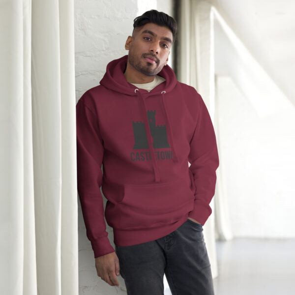 Castletown Isle of Man Front Print Unisex Hoodie - Image 7