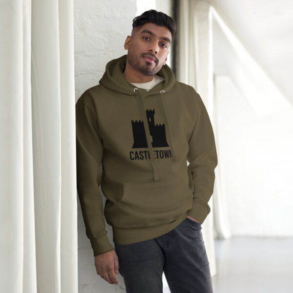 Castletown Isle of Man Front Print Unisex Hoodie - Image 4