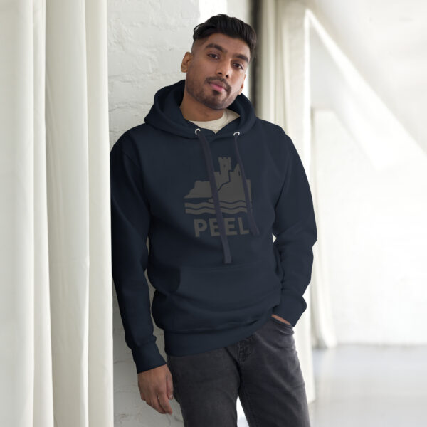 Peel Isle of Man Front Print Unisex Premium Hoodie - Image 7