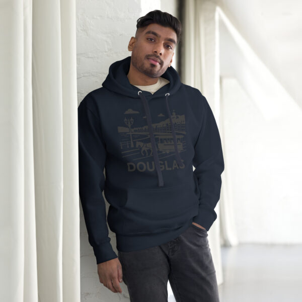 Douglas Isle of Man Front Print Unisex Hoodie - Image 8